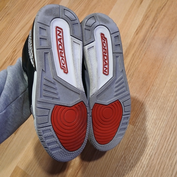 Jordan 3 Retro OG 'Black Cement' Streetwear/Lifestyle Shoes Size 7 Youth… - Picture 7 of 10